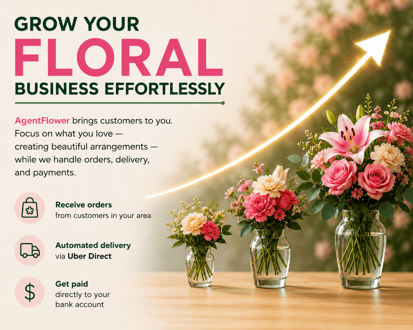 Grow your floral business effortlessly with AgentFlower